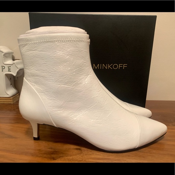 Rebecca Minkoff White Ankle Boots - Picture 7 of 16
